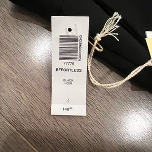 Aritzia Wilfred Effortless Pant Regular in Black Size 2 NWT